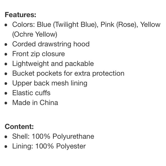 NEW Weatherproof Vintage $80 Packable Rain Jacket - Picture 8 of 8